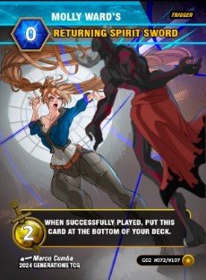 Molly's Returning Spirit Sword