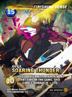 Finishing Verse Guy's Soaring Thunder