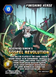 Finishing Verse Simon's Gospel Revolution