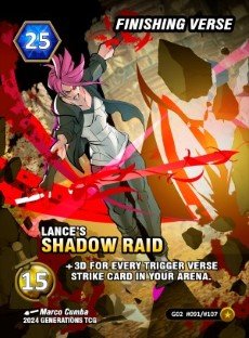 Finishing Verse Lance's Shadow Raid