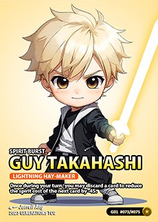Spirit Burst Guy Takahashi - Chibi (Foil)