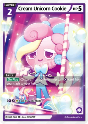 Cream Unicorn Cookie (BS2-068)