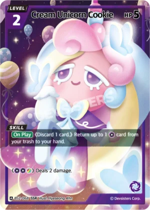 Cream Unicorn Cookie SSR (BS2-068)