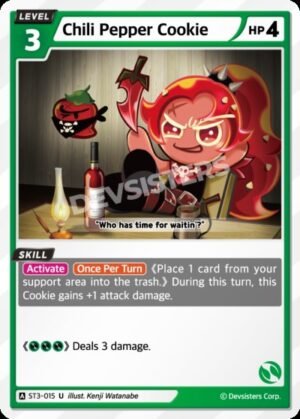 Chili Pepper Cookie (ST3-015)