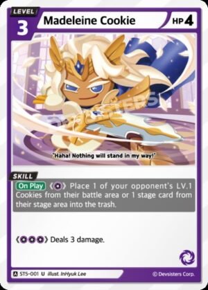 Madeleine Cookie (ST5-001) – Errata