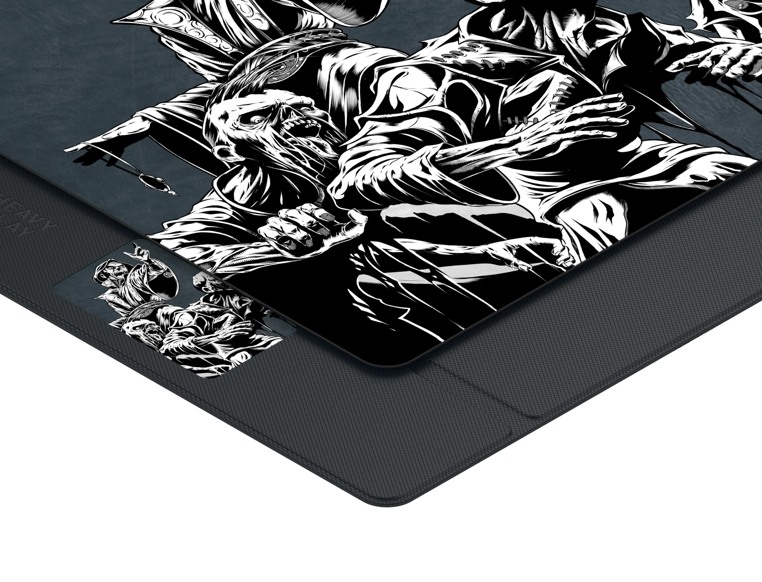 ETB PLAYMAT ART MASTERS - Animate Dead by Phil Stone – HEAVY PLAY - Image 4