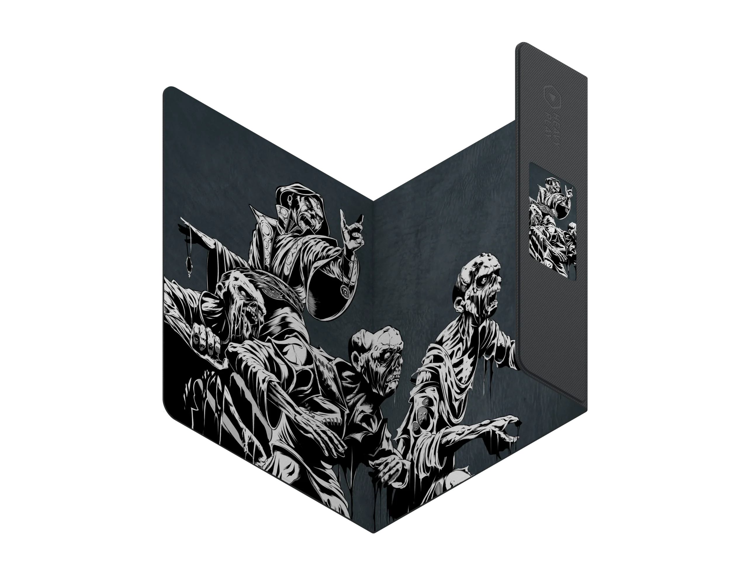 ETB PLAYMAT ART MASTERS - Animate Dead by Phil Stone – HEAVY PLAY