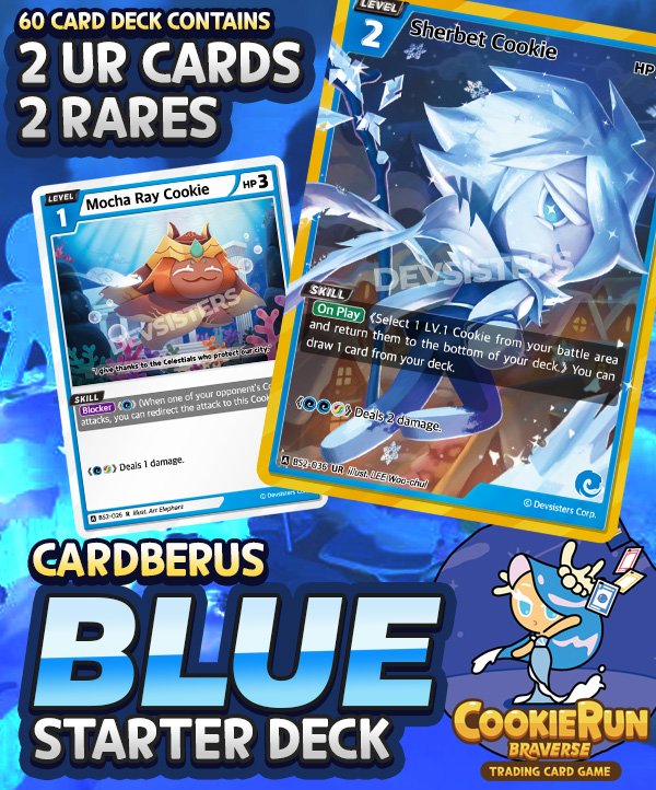CBR Blue Pre-Con Starter Deck - Cookierun Braverse