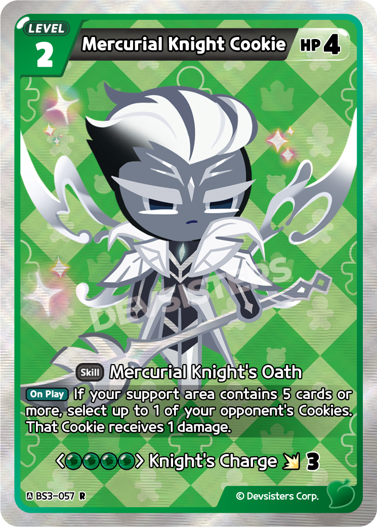 Mercurial Knight Cookie (BS3-057)