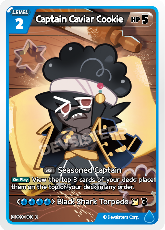 Captain Caviar Cookie (BS3-083)