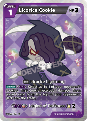 Licorice Cookie (BS3-097)