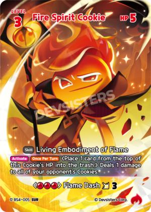 Fire Spirit Cookie (BS4-005) SUR