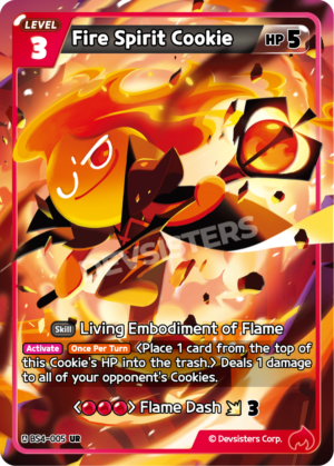 Fire Spirit Cookie (BS4-005)