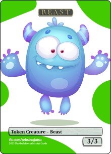 Beast 3/3 (A) Token - Foil
