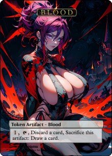 Blood (B) Token - Foil