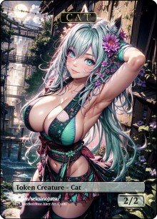 Cat 2/2 Token - Foil