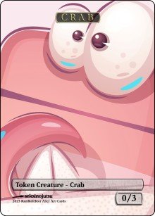 Crab 0/3 (A) Token - Foil