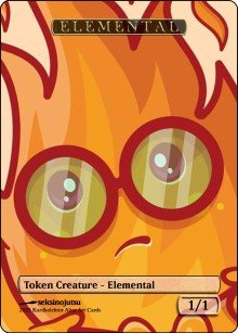 Elemental 1/1 (A) Token - Foil