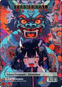 Elemental 5/3 Token - Foil