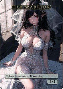 Elf 1/1 (C) Token - Foil