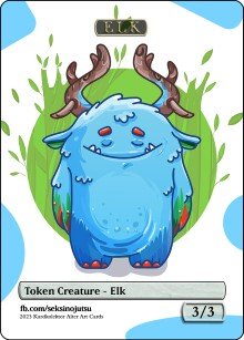 Elk 3/3 Token - Foil