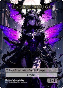 Faerie Rouge 1/1 (B) Token - Foil
