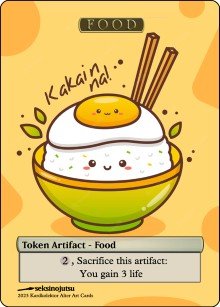 Food (A) Token - Foil