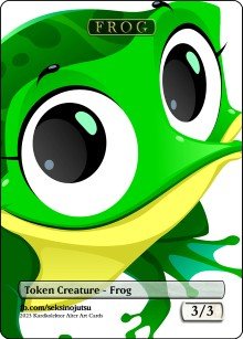 Frog 3/3 (A) Token - Foil
