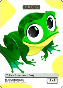Frog 3/3 (B) Token - Foil