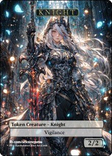 Knight 2/2 (B) Token - Foil
