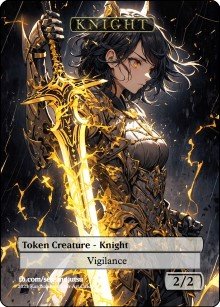 Knight 2/2 (A) Token - Foil