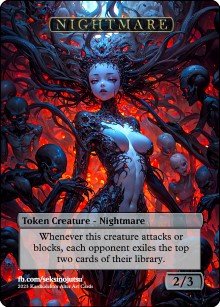 Nightmare 2/3 Token - Foil