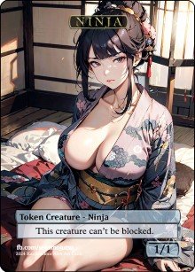 Ninja 1/1 (B) Token - Foil