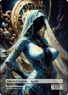 Spirit 1/1 Token (C) - Foil