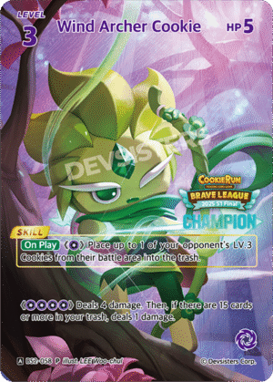 Wind Archer RUNNERUP Cookie Brave League Champs 2025