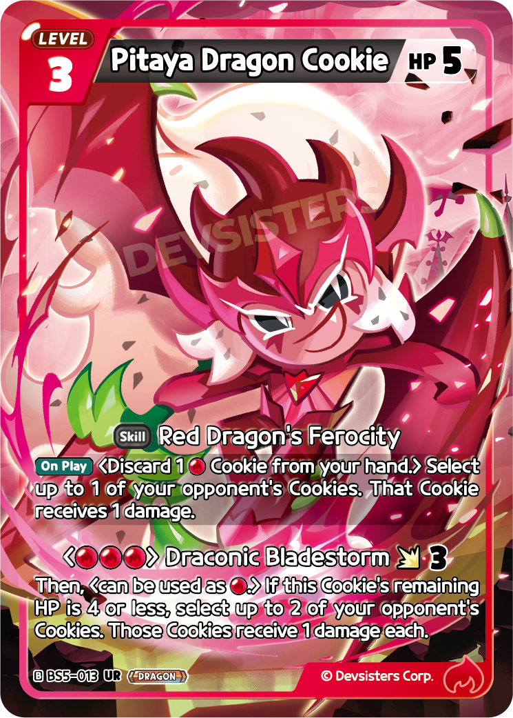 Pitaya Dragon Cookie (BS5-013)
