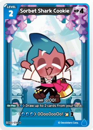 Sorbet Shark Cookie-BS5-074