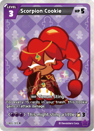 Scorpion Cookie BS5-103