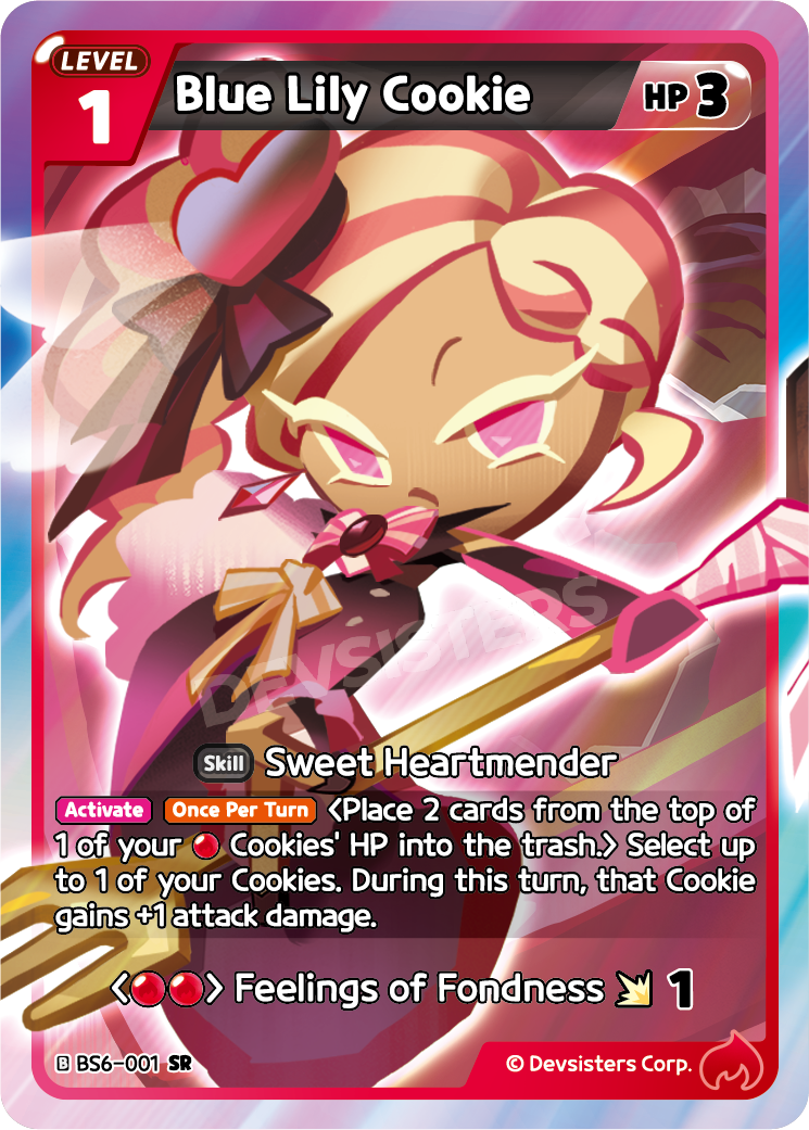 Blue Lily Cookie BS6-001