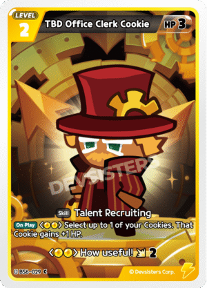 TBD Office Clerk Cookie BS6-029