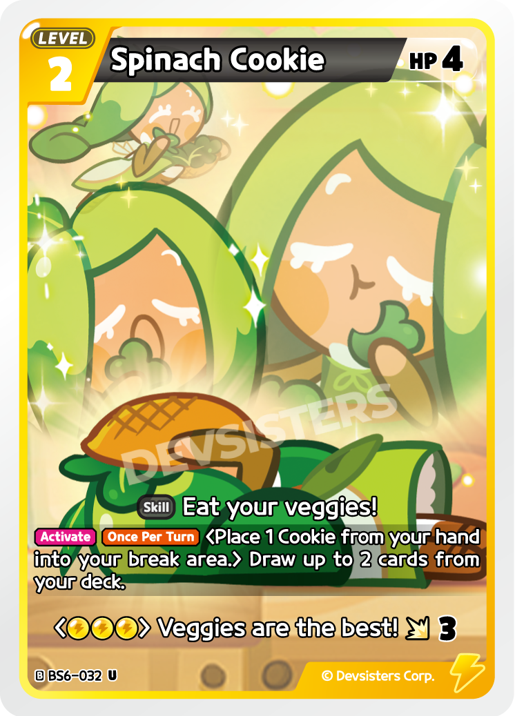 Spinach Cookie BS6-032