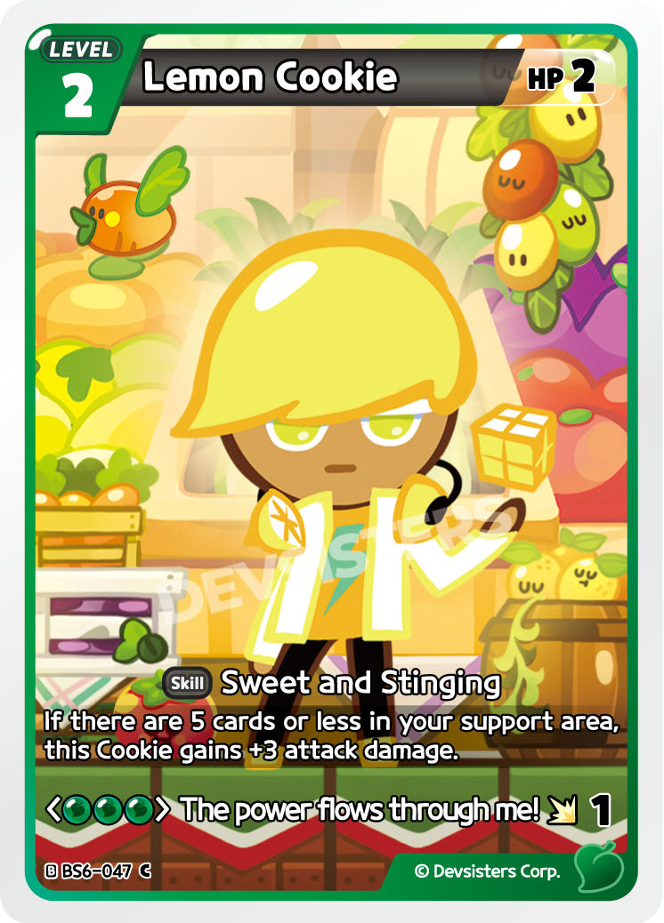Lemon Cookie BS6-047