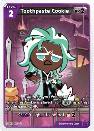 Toothpaste Cookie BS6-097