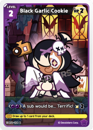 Black Garlic Cookie BS6-104