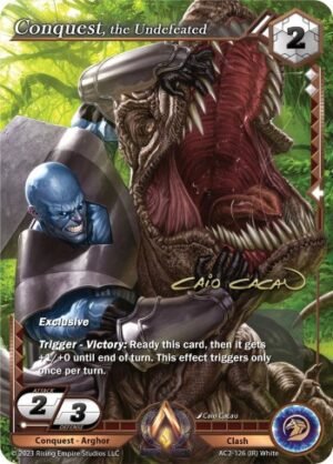 Conquest, the Undefeated (Iconic Rare) - Clashgrounds (AC2)