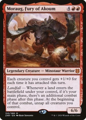 Moraug, Fury of Akoum<br /><span class="collector-number">Collector No. 150p</span>
