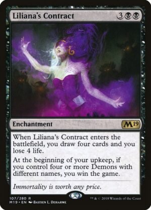 Liliana's Contract<br /><span class="collector-number">Collector No. 107</span>