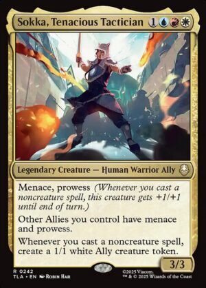 Sokka, Tenacious Tactician - Foil<br /><span class="collector-number">Collector No. 242</span>