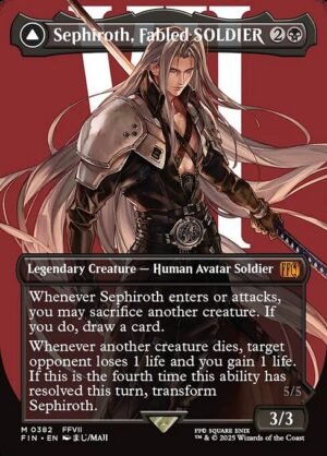 Sephiroth, Fabled SOLDIER // Sephiroth, One-Winged Angel - Foil<br /><span class="collector-number">Collector No. 382</span>