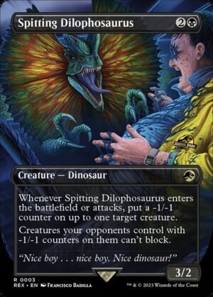 Spitting Dilophosaurus<br /><span class="collector-number">Collector No. 3</span>